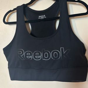 🛍️2/$15🛍️NWOT Reebok Sports Bra Black